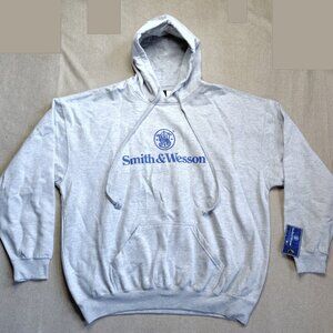 Smith & Wesson Gray Pullover Hoodie Sweatshirt Mens Size 3XL New With Tags